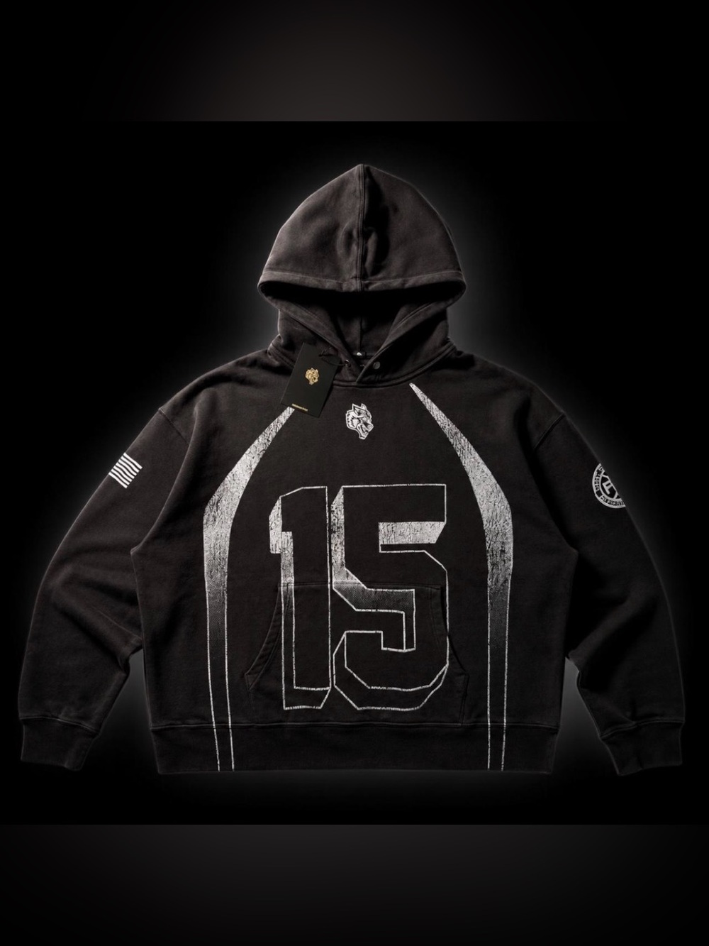 Darc Sport Limited Edition Wolves Club Hoodie - Size XL - NWT